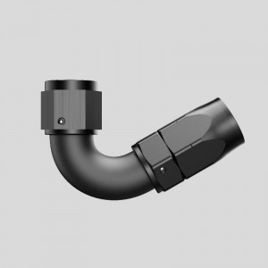 高性能フルフロー120度AN4 AN6 AN8 AN10 AN10 AN12カッタースタイルスイベルホースエンド